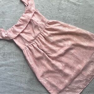 Cupcakes & Cashmere Honey Off-the-Shoulder Baby Pink Floral Cocktail Dress Sz 4